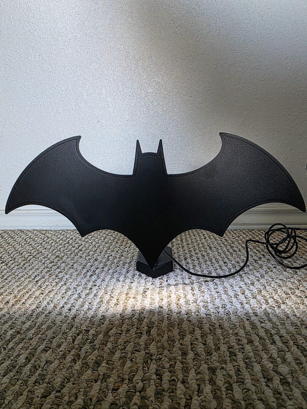 Batman Sign Logo 12” LED Light Up with Stand